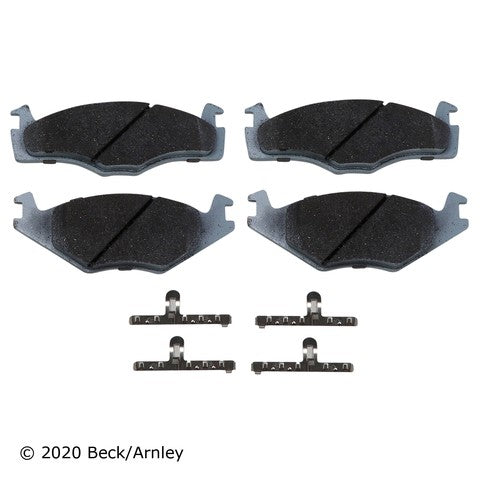 Disc Brake Pad and Hardware Kit Beck Arnley 085-6228