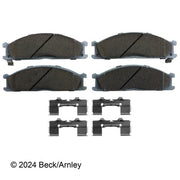 Disc Brake Pad and Hardware Kit Beck Arnley 085-6296