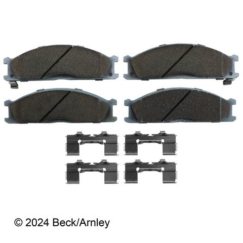 Disc Brake Pad and Hardware Kit Beck Arnley 085-6296