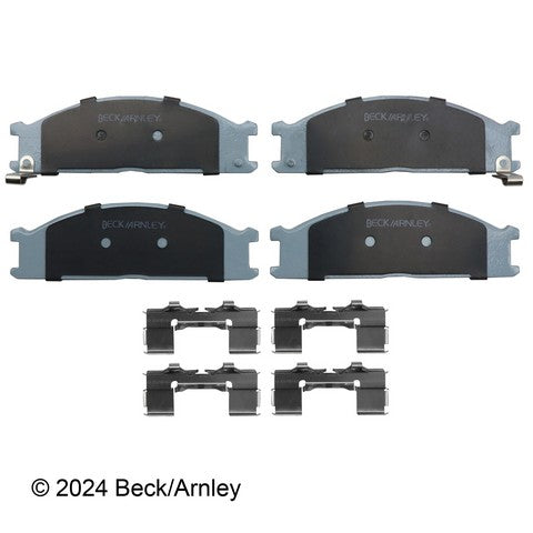 Disc Brake Pad and Hardware Kit Beck Arnley 085-6296
