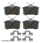 Disc Brake Pad and Hardware Kit Beck Arnley 085-6325