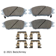 Disc Brake Pad and Hardware Kit Beck Arnley 085-6337