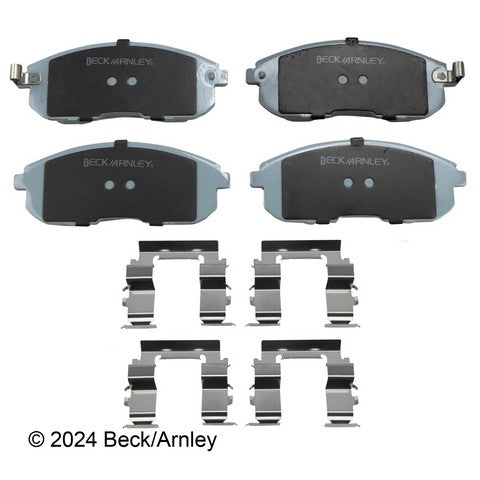 Disc Brake Pad and Hardware Kit Beck Arnley 085-6370