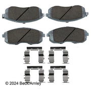 Disc Brake Pad and Hardware Kit Beck Arnley 085-6370