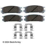 Disc Brake Pad and Hardware Kit Beck Arnley 085-6378