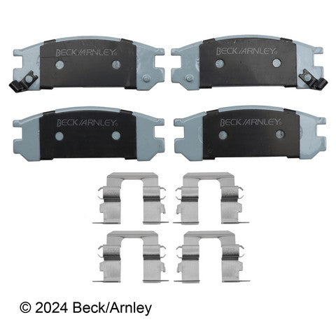 Disc Brake Pad and Hardware Kit Beck Arnley 085-6378