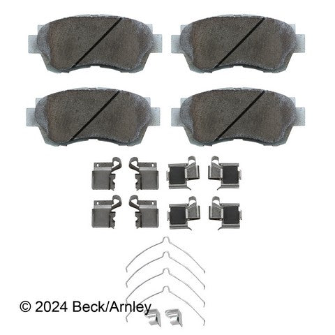 Disc Brake Pad and Hardware Kit Beck Arnley 085-6379