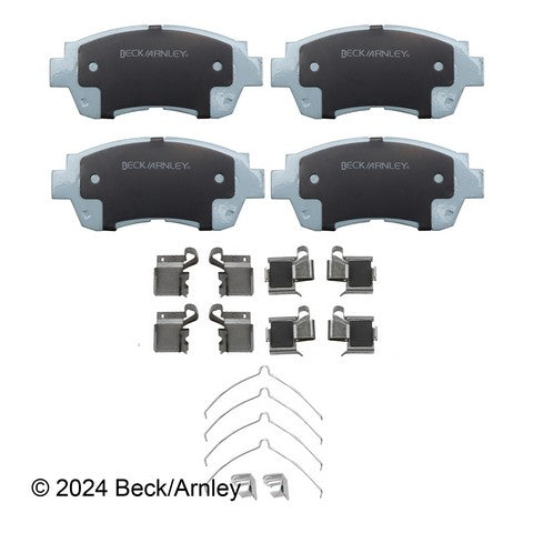 Disc Brake Pad and Hardware Kit Beck Arnley 085-6379