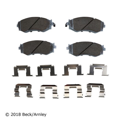 Disc Brake Pad and Hardware Kit Beck Arnley 085-6381