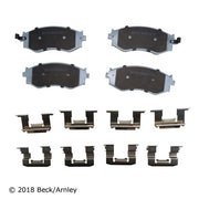 Disc Brake Pad and Hardware Kit Beck Arnley 085-6381