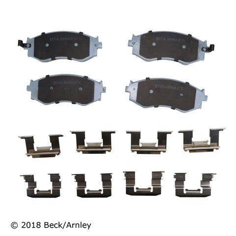 Disc Brake Pad and Hardware Kit Beck Arnley 085-6381