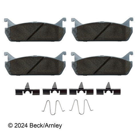 Disc Brake Pad and Hardware Kit Beck Arnley 085-6389