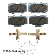 Disc Brake Pad and Hardware Kit Beck Arnley 085-6391