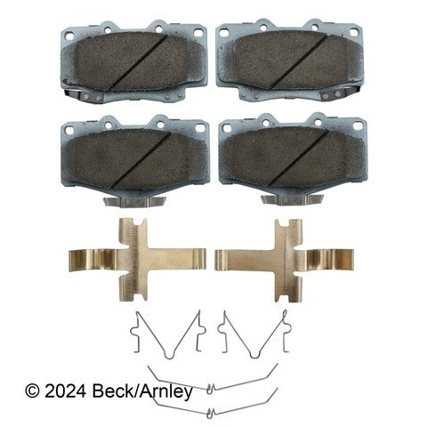 Disc Brake Pad and Hardware Kit Beck Arnley 085-6391