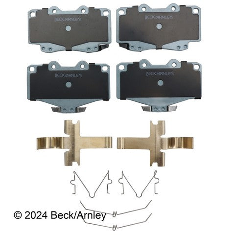 Disc Brake Pad and Hardware Kit Beck Arnley 085-6391