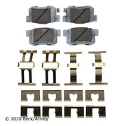 Disc Brake Pad and Hardware Kit Beck Arnley 085-6467