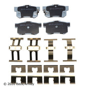 Disc Brake Pad and Hardware Kit Beck Arnley 085-6467