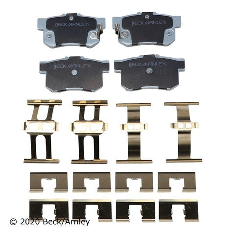 Disc Brake Pad and Hardware Kit Beck Arnley 085-6467