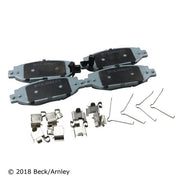 Disc Brake Pad and Hardware Kit Beck Arnley 085-6496