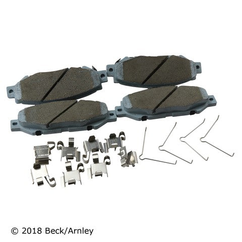 Disc Brake Pad and Hardware Kit Beck Arnley 085-6496