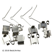 Disc Brake Pad and Hardware Kit Beck Arnley 085-6496