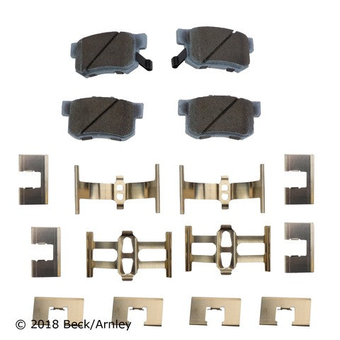 Disc Brake Pad and Hardware Kit Beck Arnley 085-6498