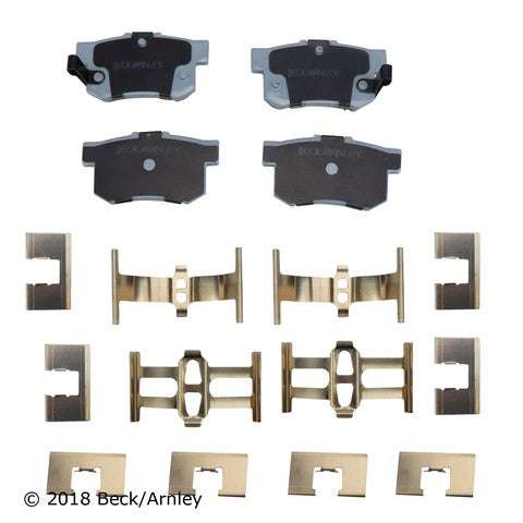 Disc Brake Pad and Hardware Kit Beck Arnley 085-6498