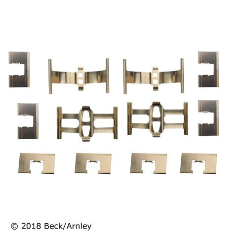 Disc Brake Pad and Hardware Kit Beck Arnley 085-6498