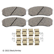 Disc Brake Pad and Hardware Kit Beck Arnley 085-6502