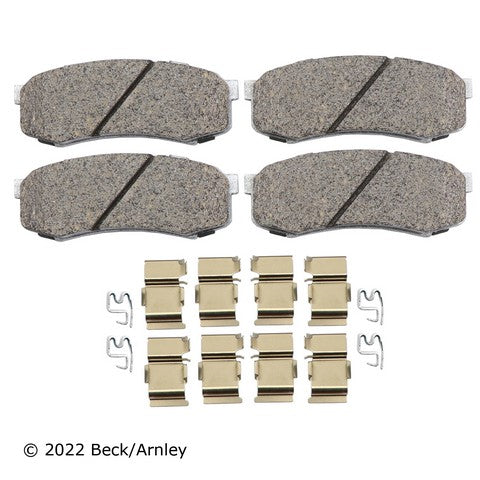 Disc Brake Pad and Hardware Kit Beck Arnley 085-6502