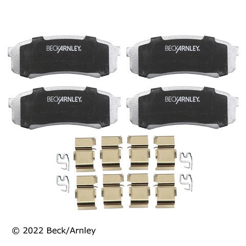 Disc Brake Pad and Hardware Kit Beck Arnley 085-6502