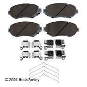 Disc Brake Pad and Hardware Kit Beck Arnley 085-6506