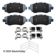Disc Brake Pad and Hardware Kit Beck Arnley 085-6506