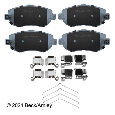 Disc Brake Pad and Hardware Kit Beck Arnley 085-6506