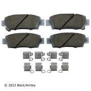 Disc Brake Pad and Hardware Kit Beck Arnley 085-6534