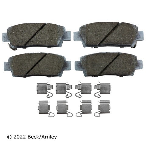 Disc Brake Pad and Hardware Kit Beck Arnley 085-6534