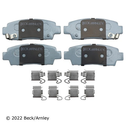 Disc Brake Pad and Hardware Kit Beck Arnley 085-6534