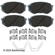 Disc Brake Pad and Hardware Kit Beck Arnley 085-6535