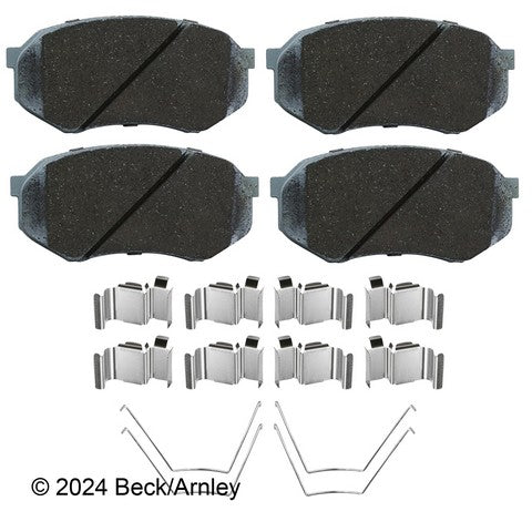 Disc Brake Pad and Hardware Kit Beck Arnley 085-6535