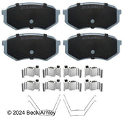 Disc Brake Pad and Hardware Kit Beck Arnley 085-6535