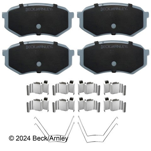 Disc Brake Pad and Hardware Kit Beck Arnley 085-6535