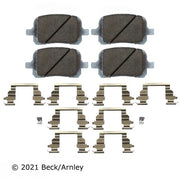 Disc Brake Pad and Hardware Kit Beck Arnley 085-6538