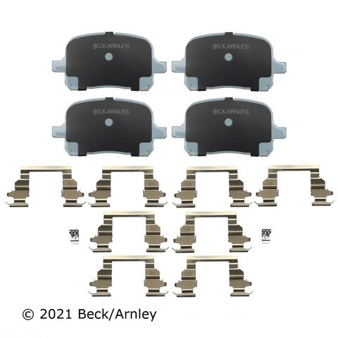 Disc Brake Pad and Hardware Kit Beck Arnley 085-6538