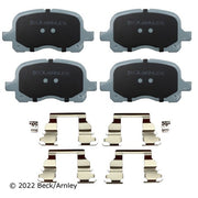 Disc Brake Pad and Hardware Kit Beck Arnley 085-6553