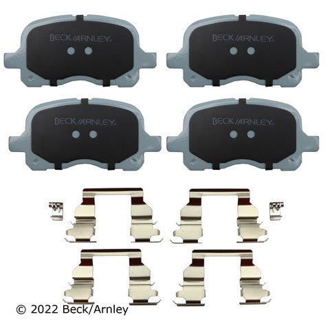 Disc Brake Pad and Hardware Kit Beck Arnley 085-6553