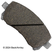 Disc Brake Pad and Hardware Kit Beck Arnley 085-6554
