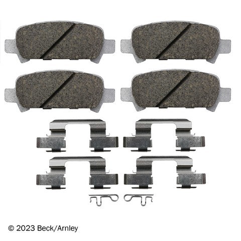 Disc Brake Pad and Hardware Kit Beck Arnley 085-6573