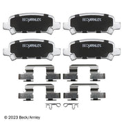 Disc Brake Pad and Hardware Kit Beck Arnley 085-6573