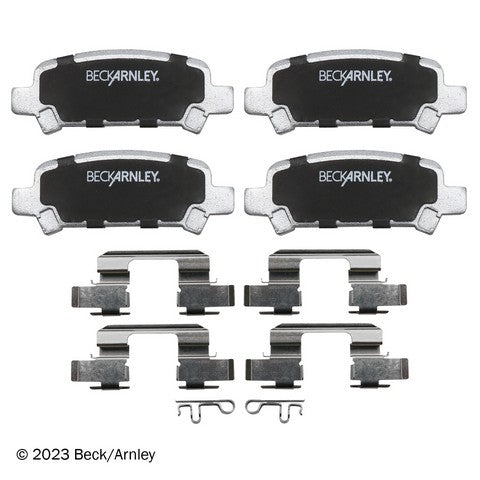 Disc Brake Pad and Hardware Kit Beck Arnley 085-6573