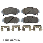 Disc Brake Pad and Hardware Kit Beck Arnley 085-6574